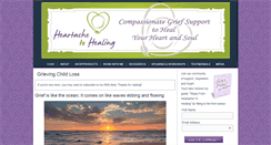 Desktop Screenshot of heartachetohealing.com